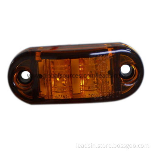E-mark E11 LED Clearance Marker Light for Trucks, with PC Lens, IP66 Waterproof Rate